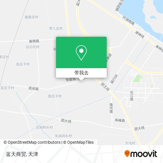 蓝天商贸地图