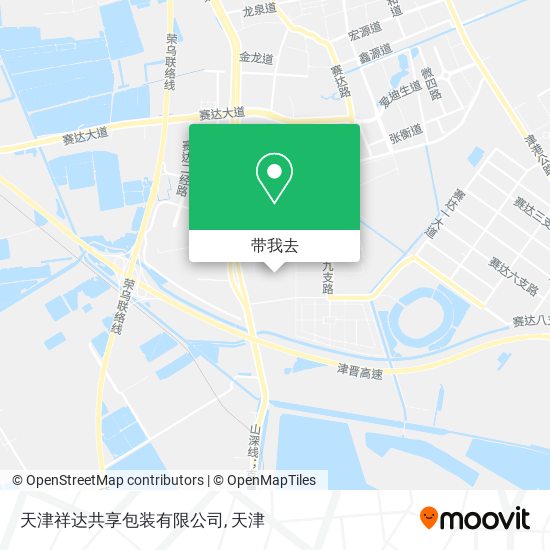天津祥达共享包装有限公司地图