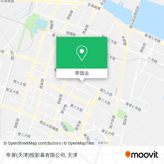 帝屏(天津)投影幕有限公司地图