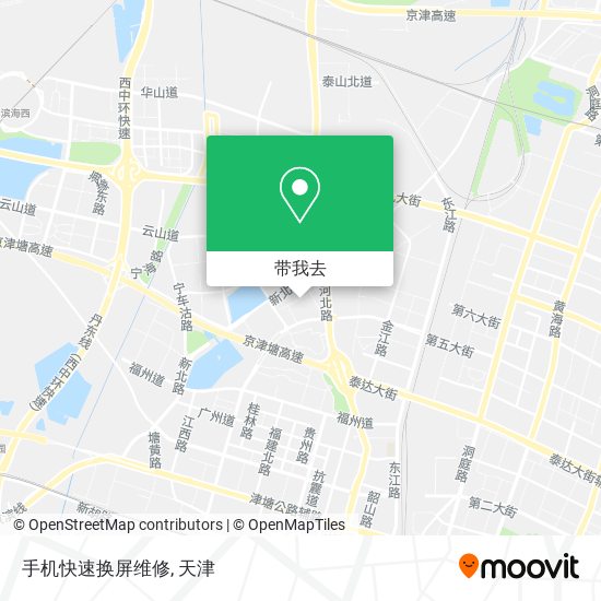 手机快速换屏维修地图