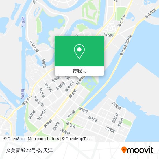 众美青城22号楼地图
