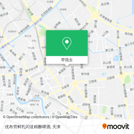 优布劳鲜扎闪送精酿啤酒地图