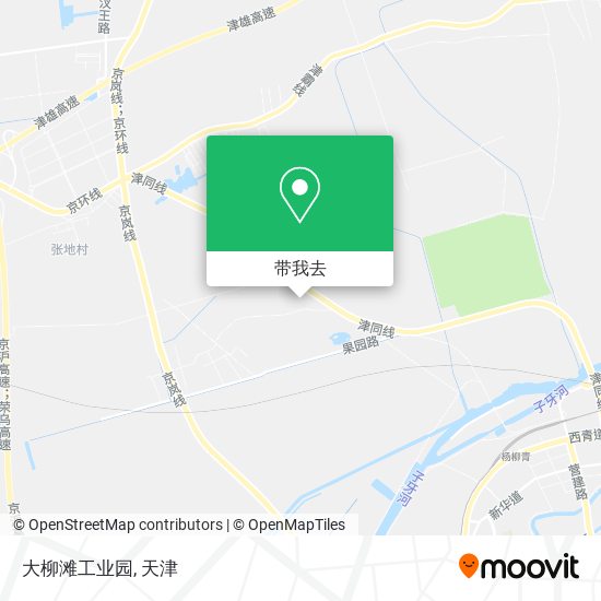 大柳滩工业园地图