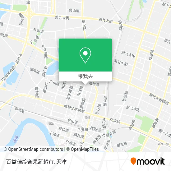 百益佳综合果蔬超市地图