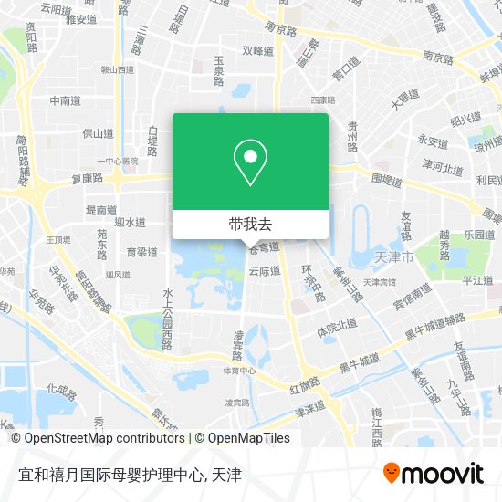 宜和禧月国际母婴护理中心地图
