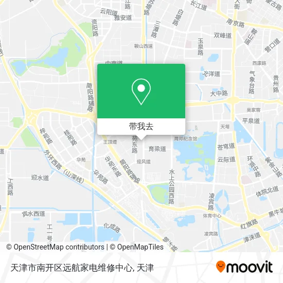 天津市南开区远航家电维修中心地图