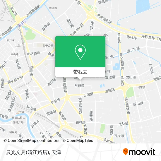 晨光文具(靖江路店)地图