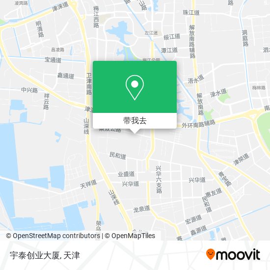宇泰创业大厦地图