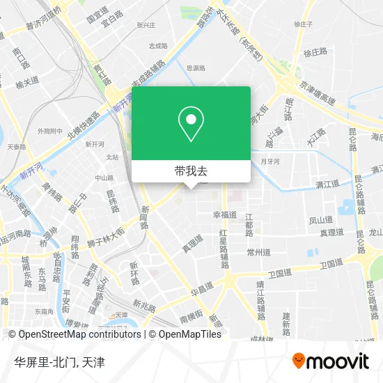 华屏里-北门地图