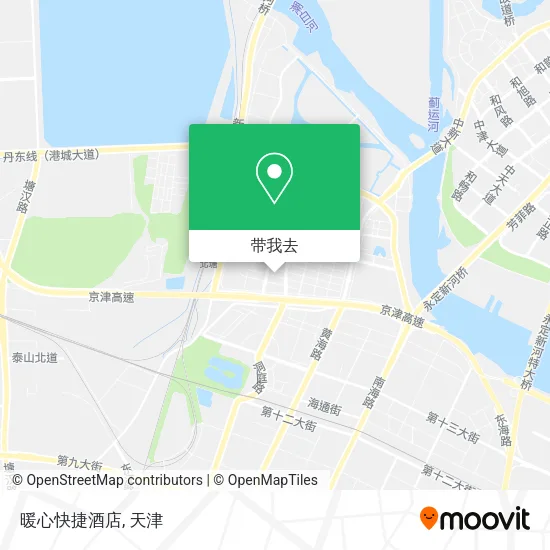 暖心快捷酒店地图