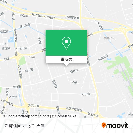翠海佳园-西北门地图
