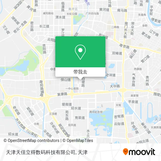 天津天佳立得数码科技有限公司地图