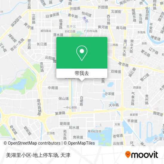 美湖里小区-地上停车场地图