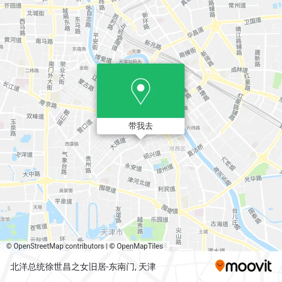 北洋总统徐世昌之女旧居-东南门地图