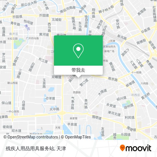 残疾人用品用具服务站地图