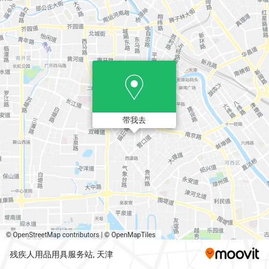 残疾人用品用具服务站地图