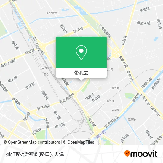 姚江路/滦河道(路口)地图