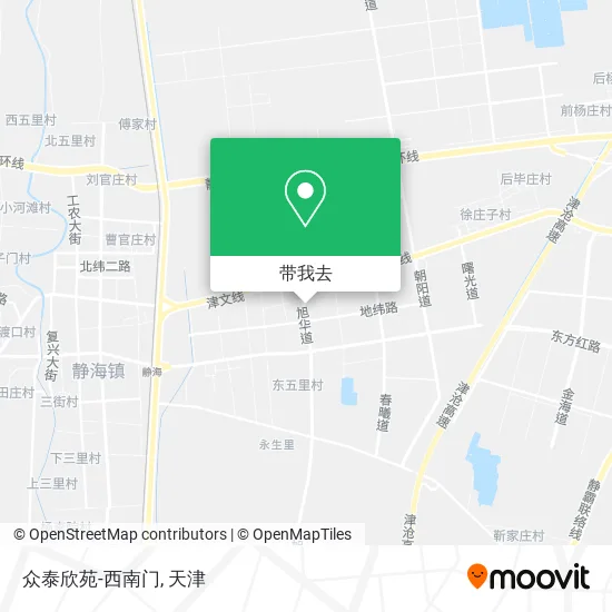 众泰欣苑-西南门地图