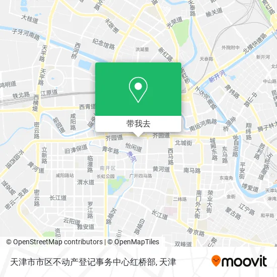 天津市市区不动产登记事务中心红桥部地图