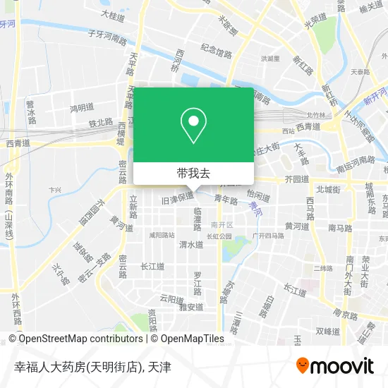 幸福人大药房(天明街店)地图
