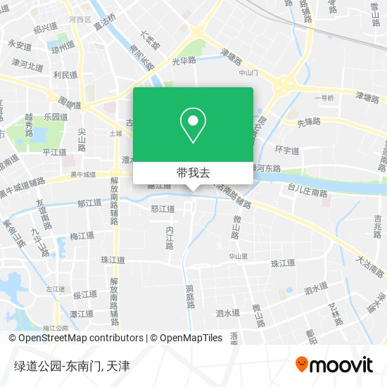 绿道公园-东南门地图