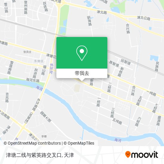 津塘二线与紫英路交叉口地图
