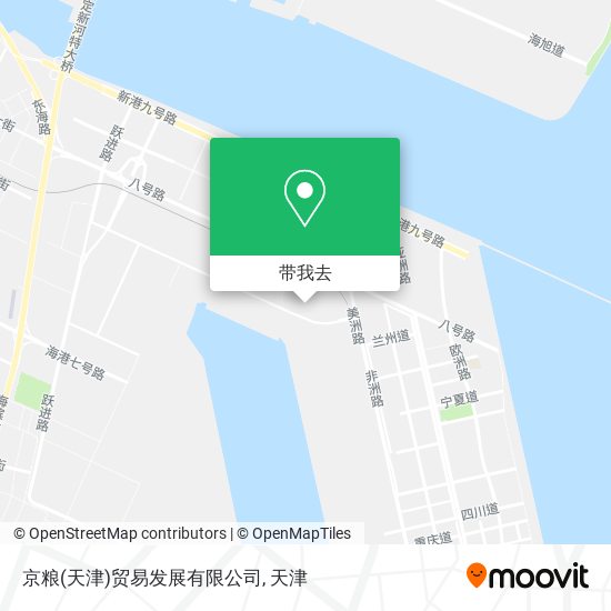 京粮(天津)贸易发展有限公司地图