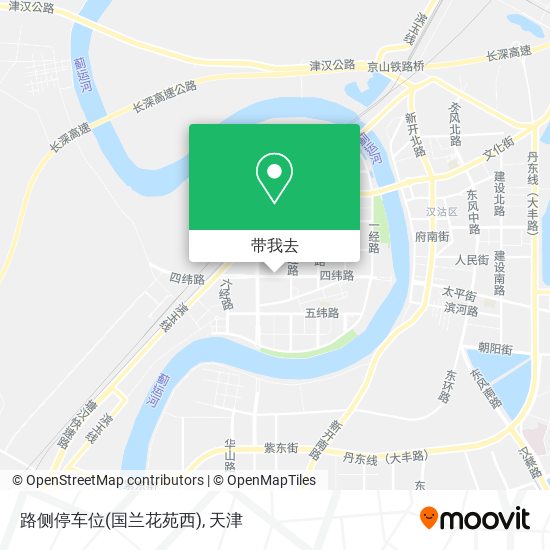 路侧停车位(国兰花苑西)地图