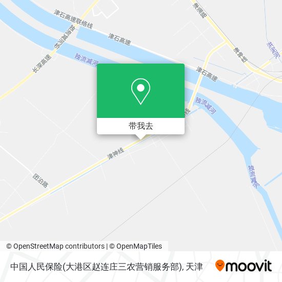 中国人民保险(大港区赵连庄三农营销服务部)地图