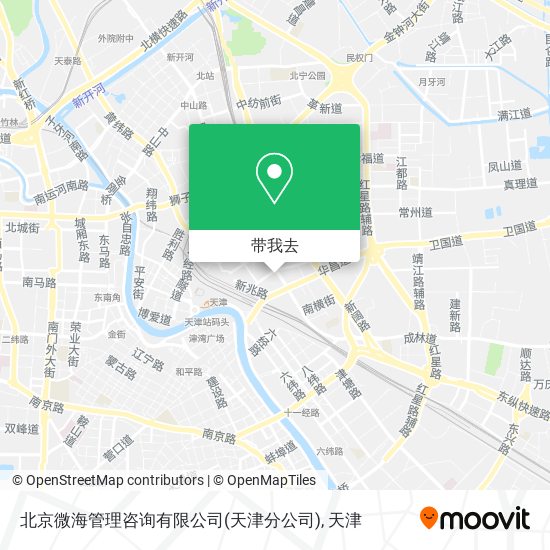 北京微海管理咨询有限公司(天津分公司)地图