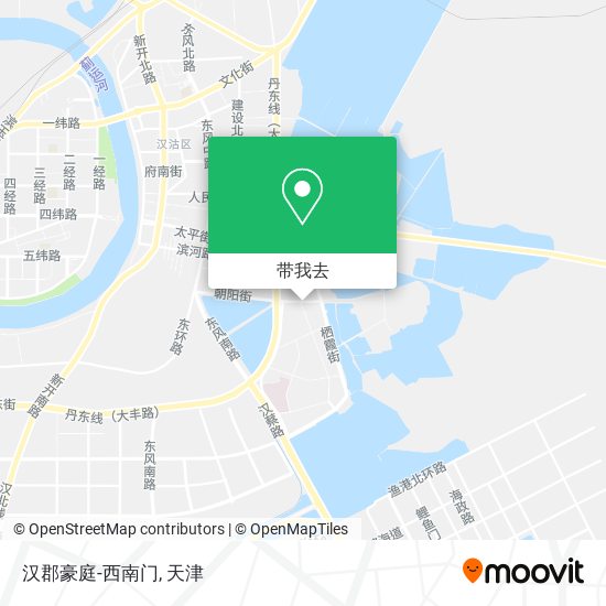 汉郡豪庭-西南门地图
