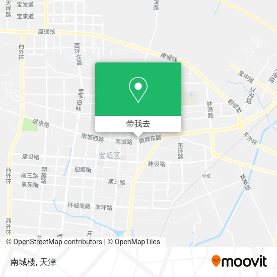 南城楼地图