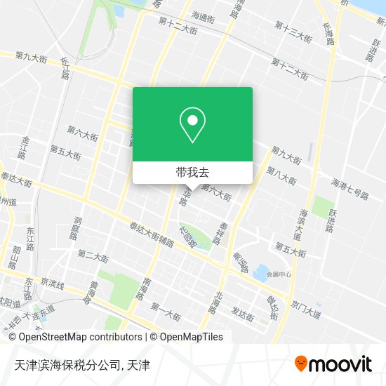 天津滨海保税分公司地图