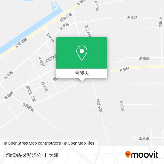 渤海钻探泥浆公司地图