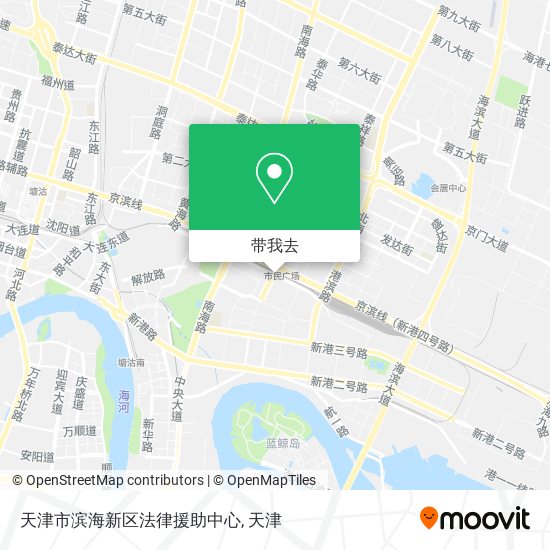 天津市滨海新区法律援助中心地图