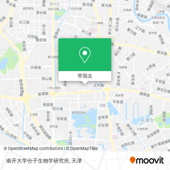 南开大学分子生物学研究所地图