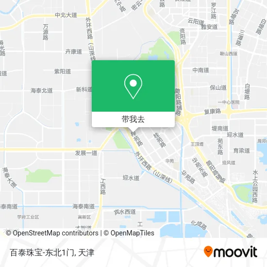 百泰珠宝-东北1门地图