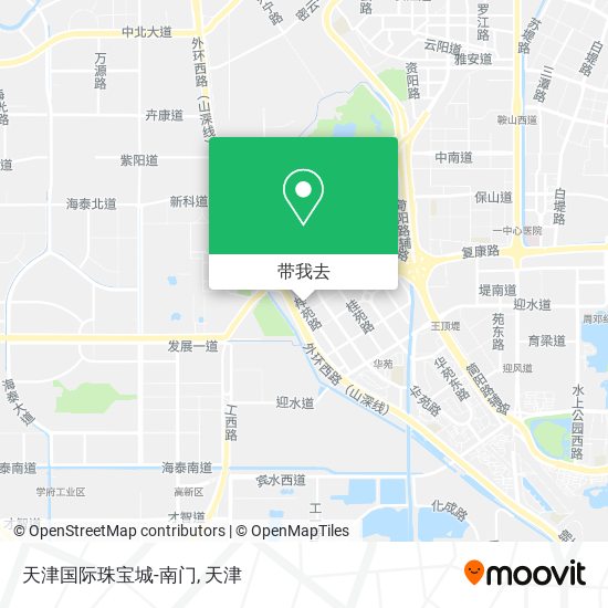 天津国际珠宝城-南门地图