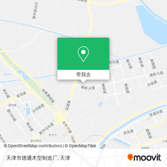 天津市德通木型制造厂地图