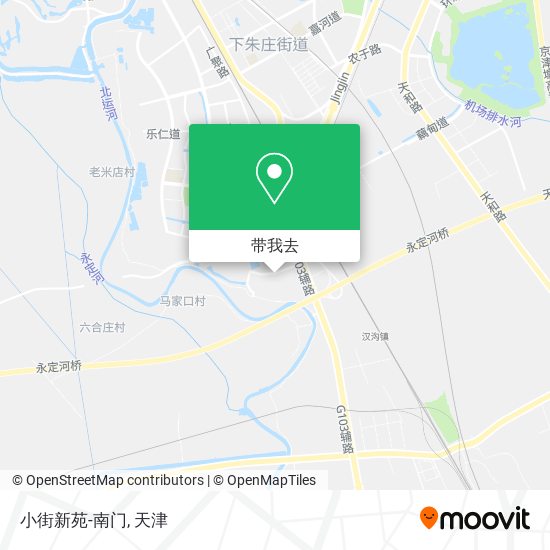 小街新苑-南门地图