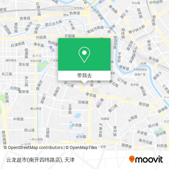 云龙超市(南开四纬路店)地图