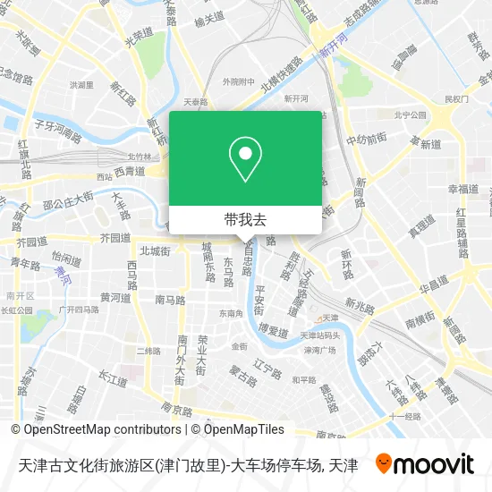 天津古文化街旅游区(津门故里)-大车场停车场地图