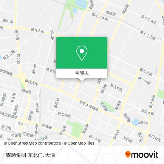 森麟集团-东北门地图