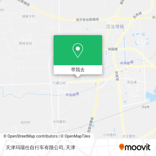 天津玛瑞仕自行车有限公司地图