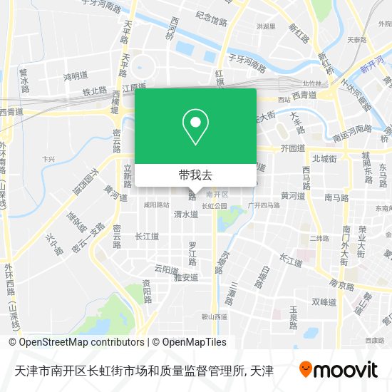 天津市南开区长虹街市场和质量监督管理所地图