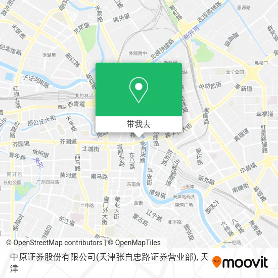 中原证券股份有限公司(天津张自忠路证券营业部)地图