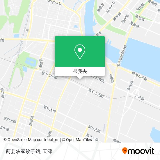 蓟县农家饺子馆地图