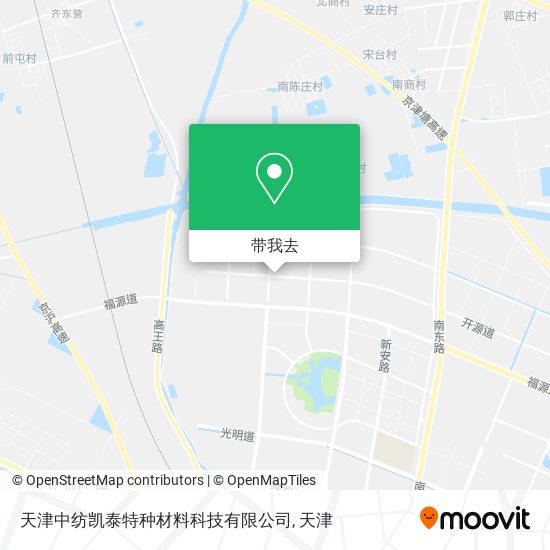 天津中纺凯泰特种材料科技有限公司地图