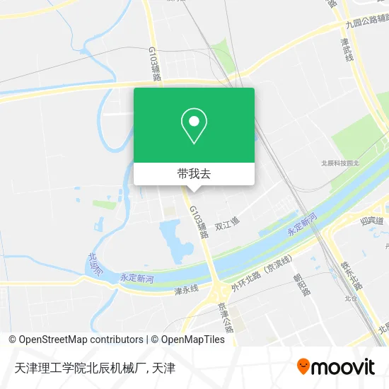 天津理工学院北辰机械厂地图