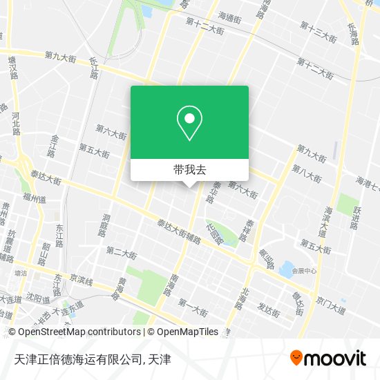 天津正倍德海运有限公司地图